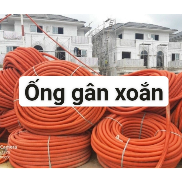 Ống gân xoắn HDPE luồn dây điện
