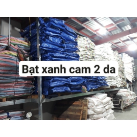 Bạt xanh cam 2 da